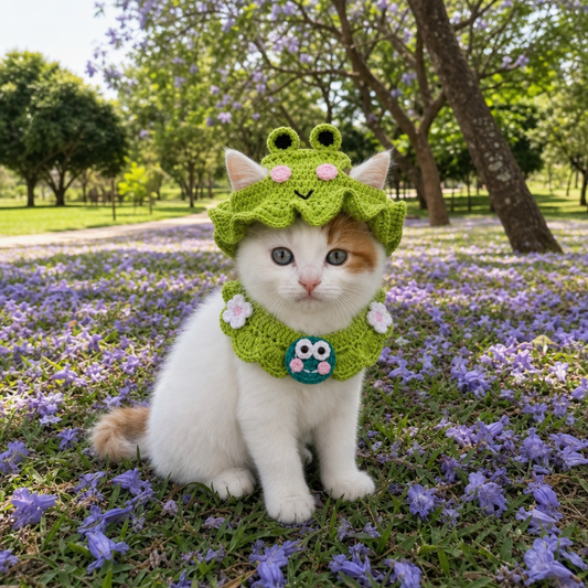 Crochet Pet Set (Hat + Scarf)