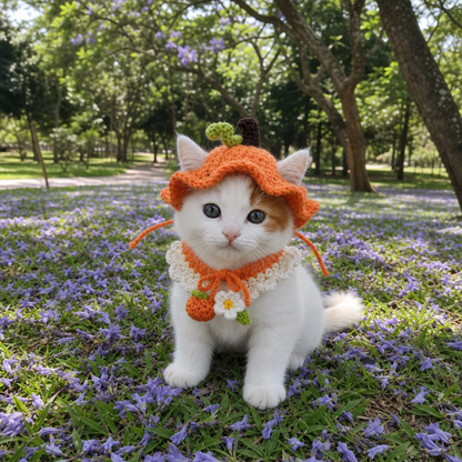 Crochet Pet Set (Hat + Scarf)