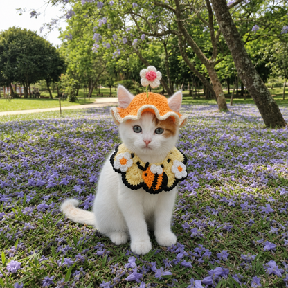 Crochet Pet Set (Hat + Scarf)