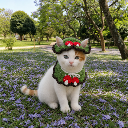 Crochet Pet Set (Hat + Scarf)